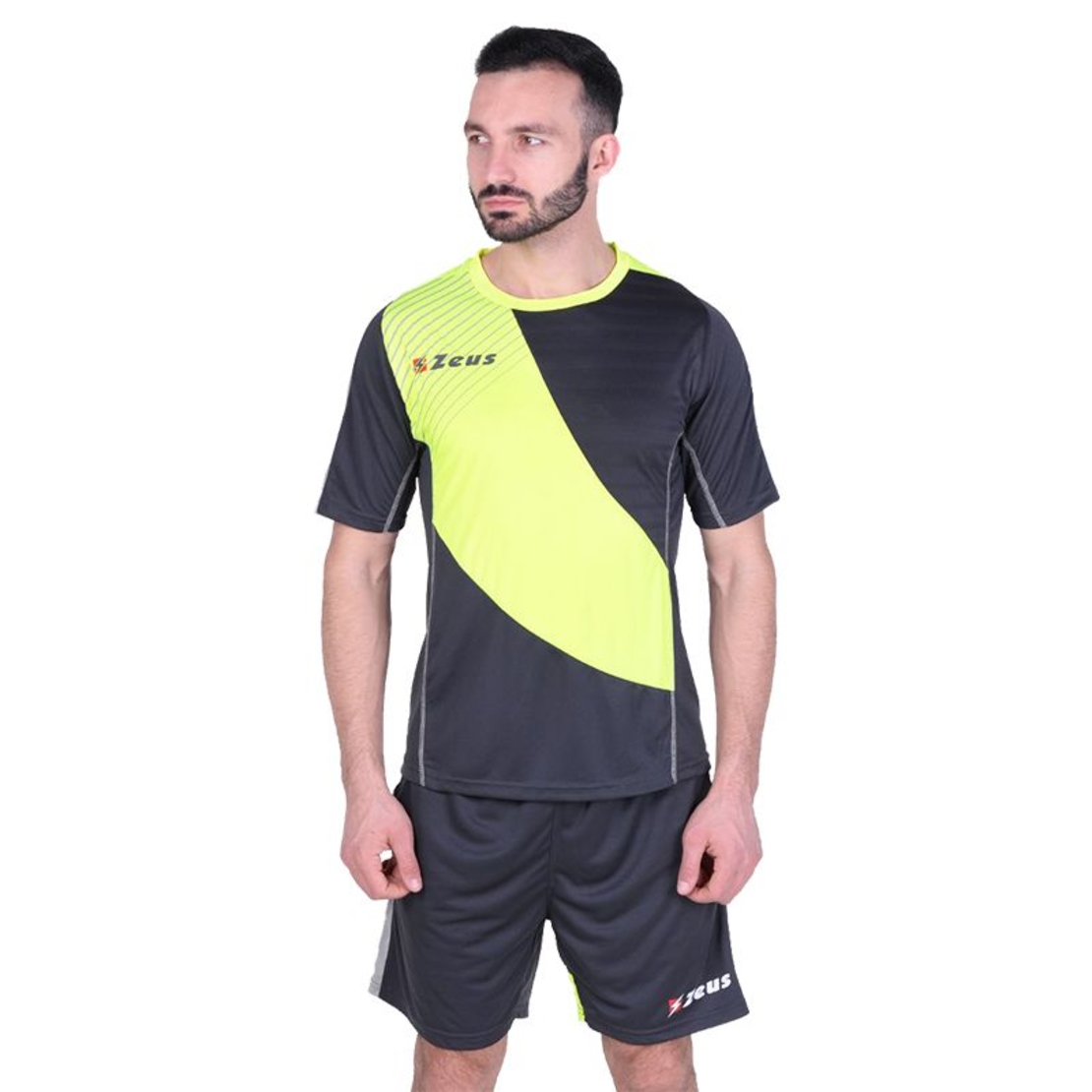 Спортен Екип ZEUS Kit Alex Grigio/Giallo Fluo