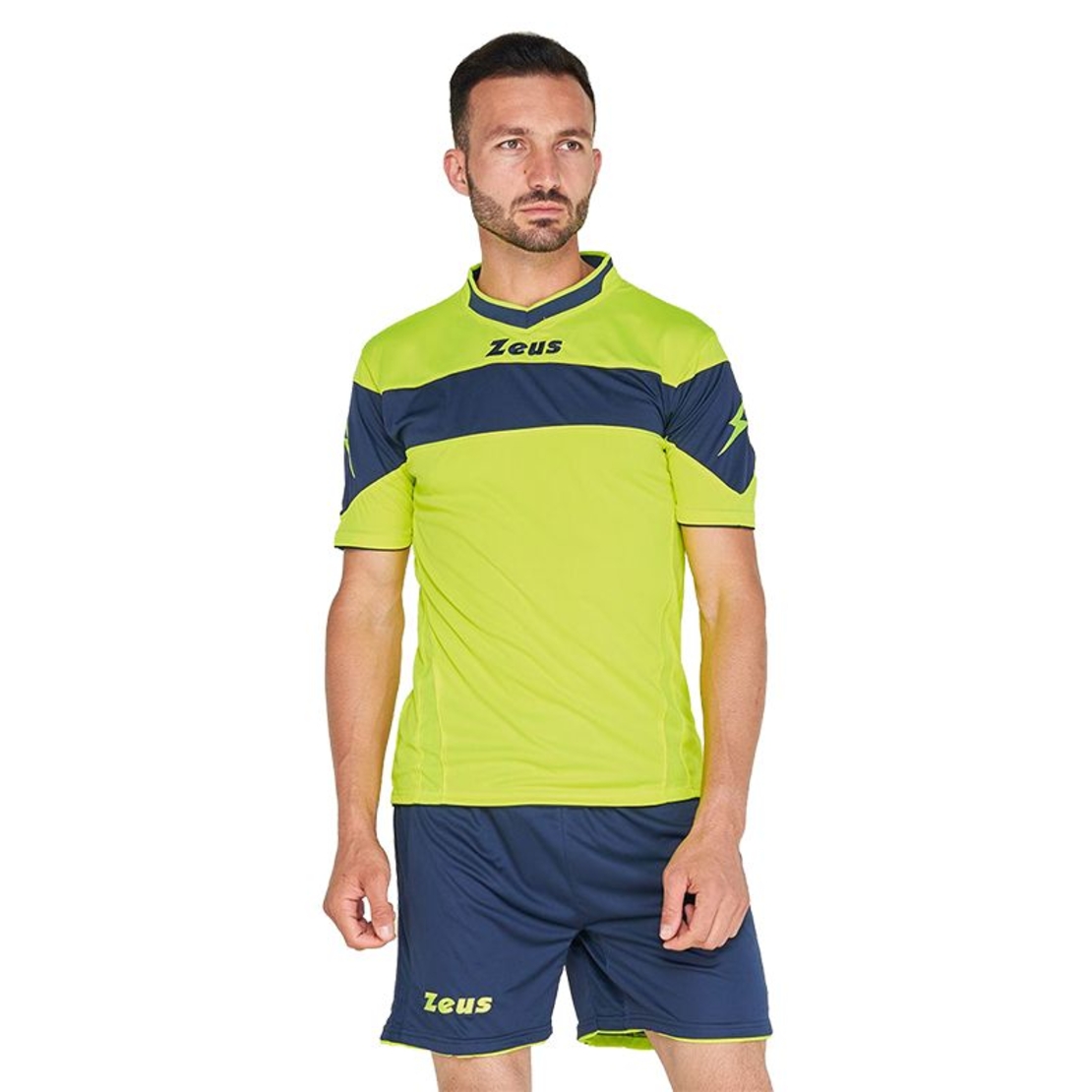 Футболен Екип ZEUS Kit Apollo Giallo Fluo/Blu