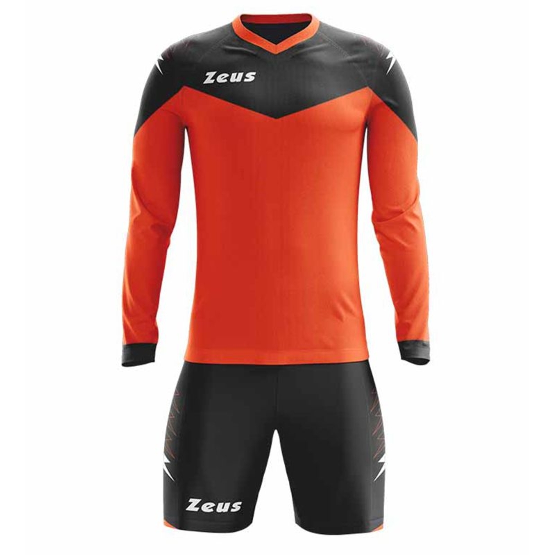 Футболен Екип ZEUS Kit Ulysse ML Arancio Fluo/Nero