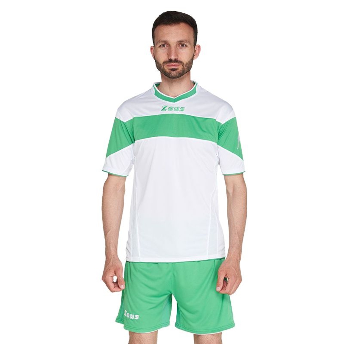 Футболен Екип ZEUS Kit Apollo Bianco/Verde