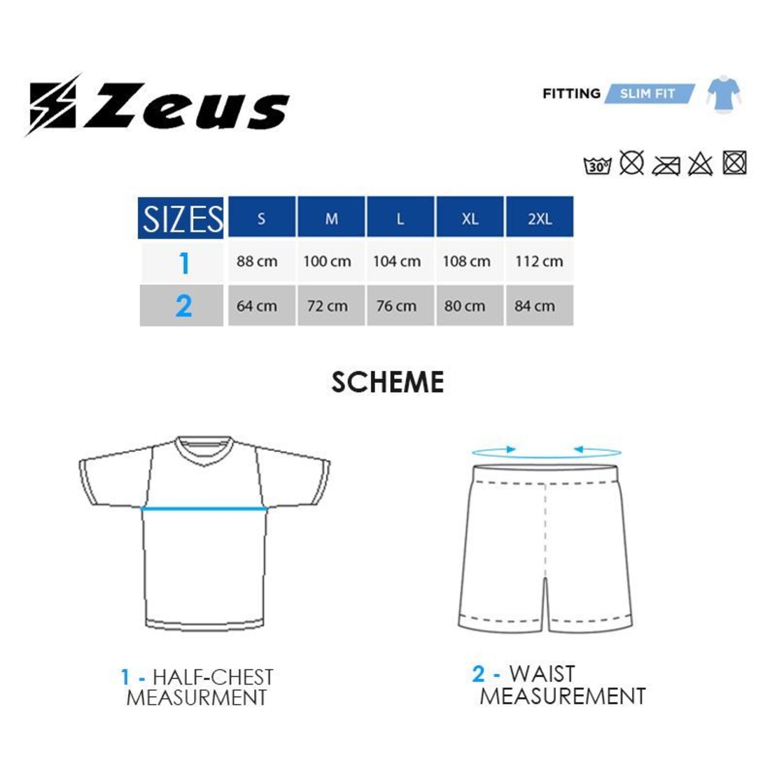 Спортен Екип ZEUS Kit Perseo Blu / Rosso