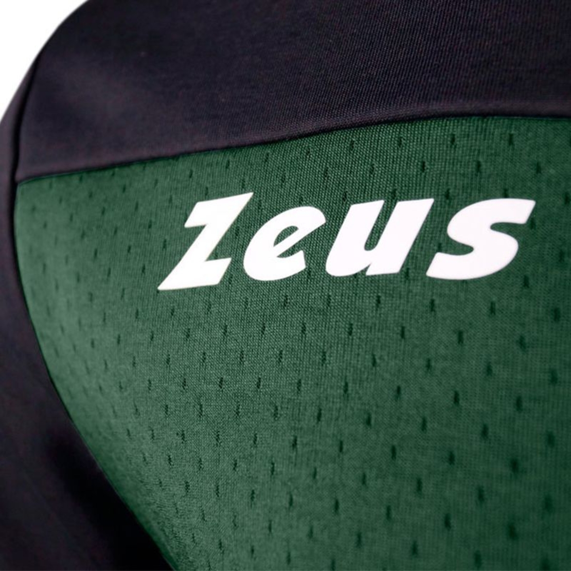 Детски Суичър ZEUS Felpa Tech Bikolor Nero/Verde Militare