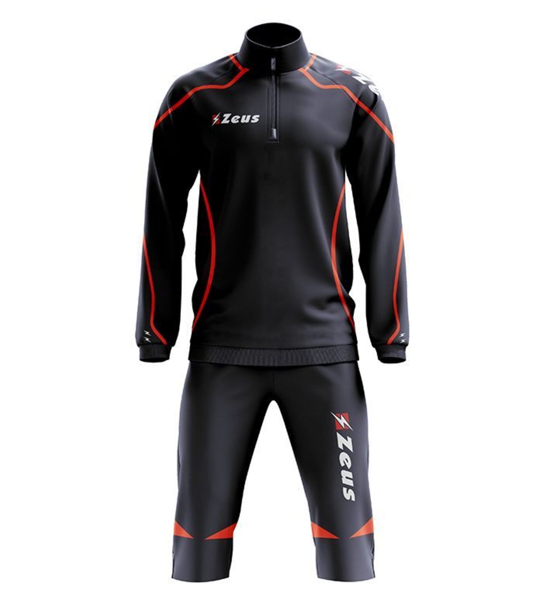 Детски Анцуг ZEUS Tuta Viky 3/4 Pant Blu/Arancio