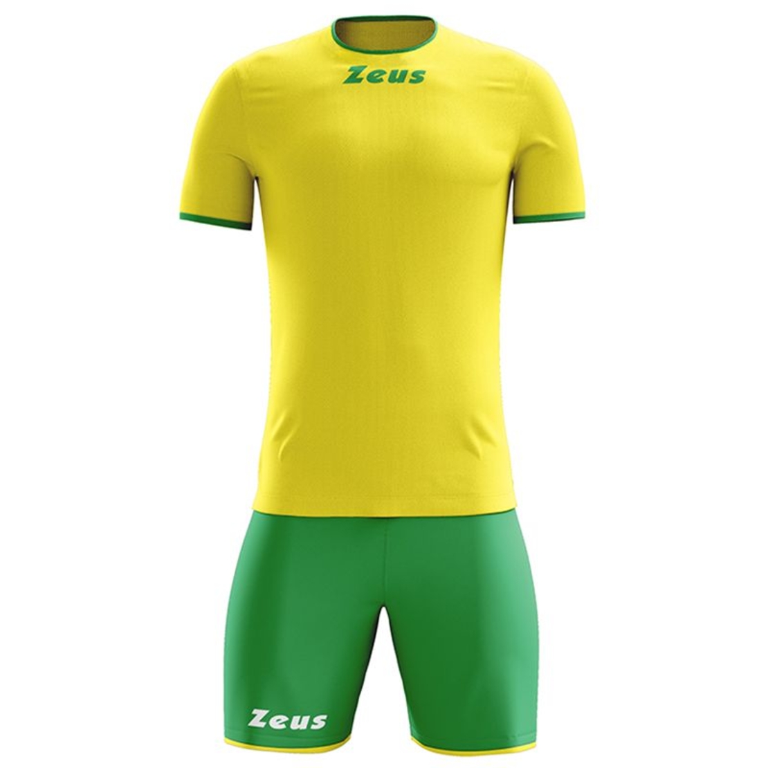 Детски Футболен Екип ZEUS Kit Sticker Giallo/Verde
