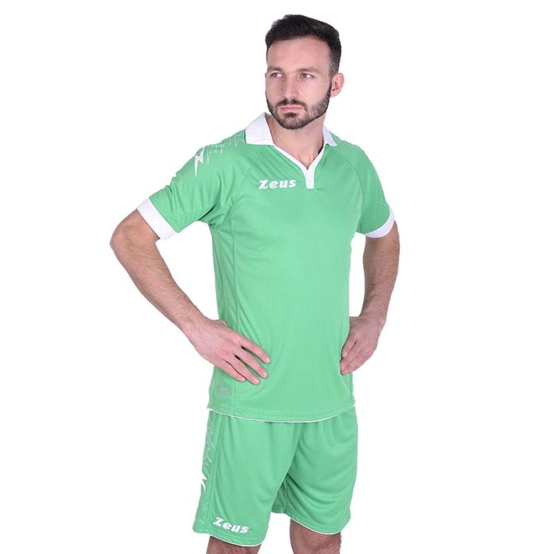 Футболен Екип ZEUS Kit Scorpion Verde/Bianco