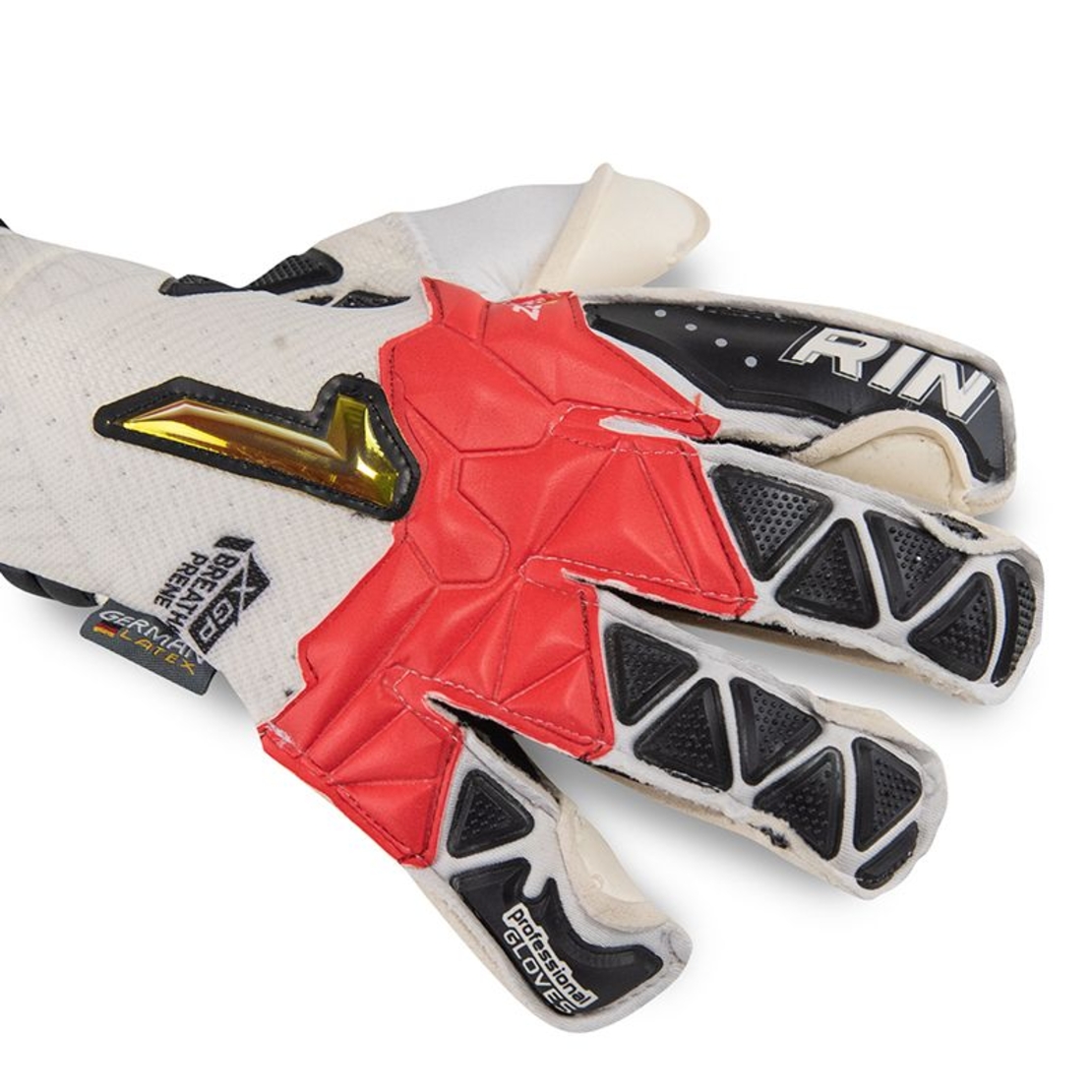 Вратарски Ръкавици RINAT Xtreme Guard Zhero Pro Grey/Red/White