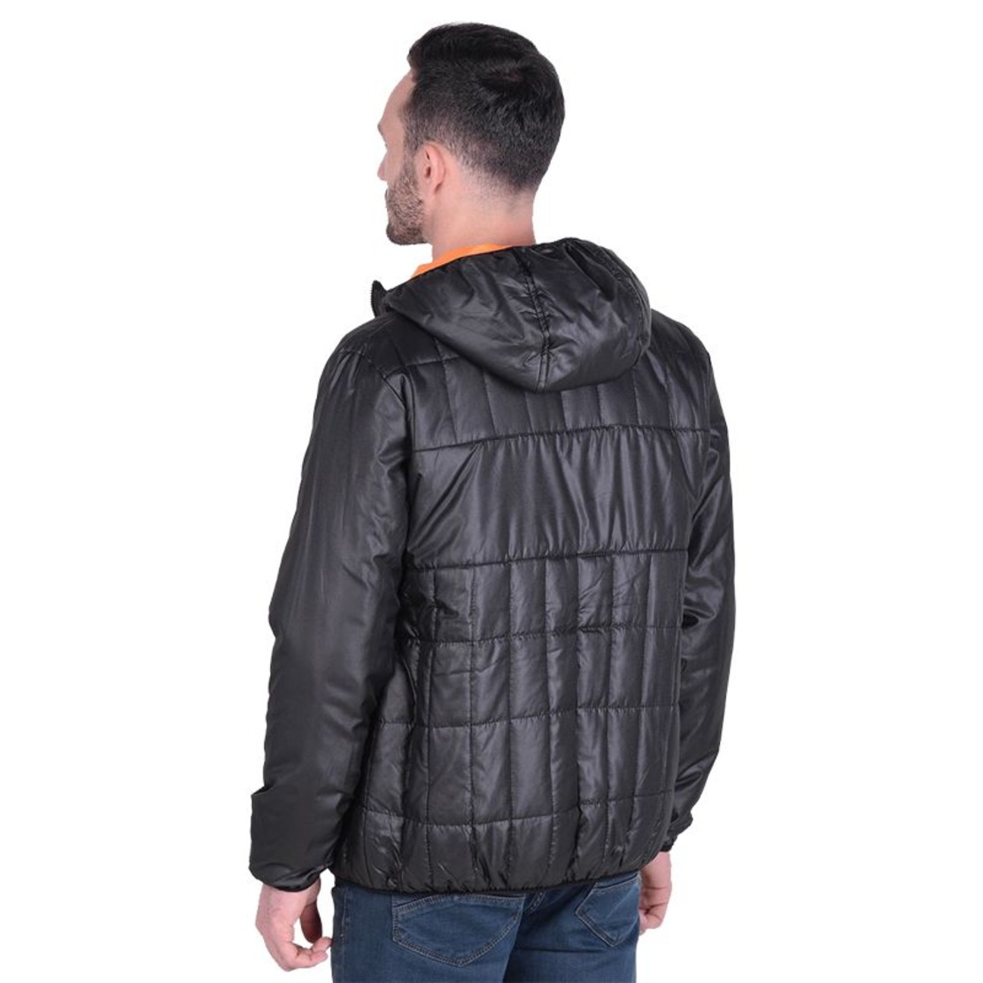 Двулицево Мъжко Яке ZEUS Reversible Giubbotto Apollo Nero/Arancio