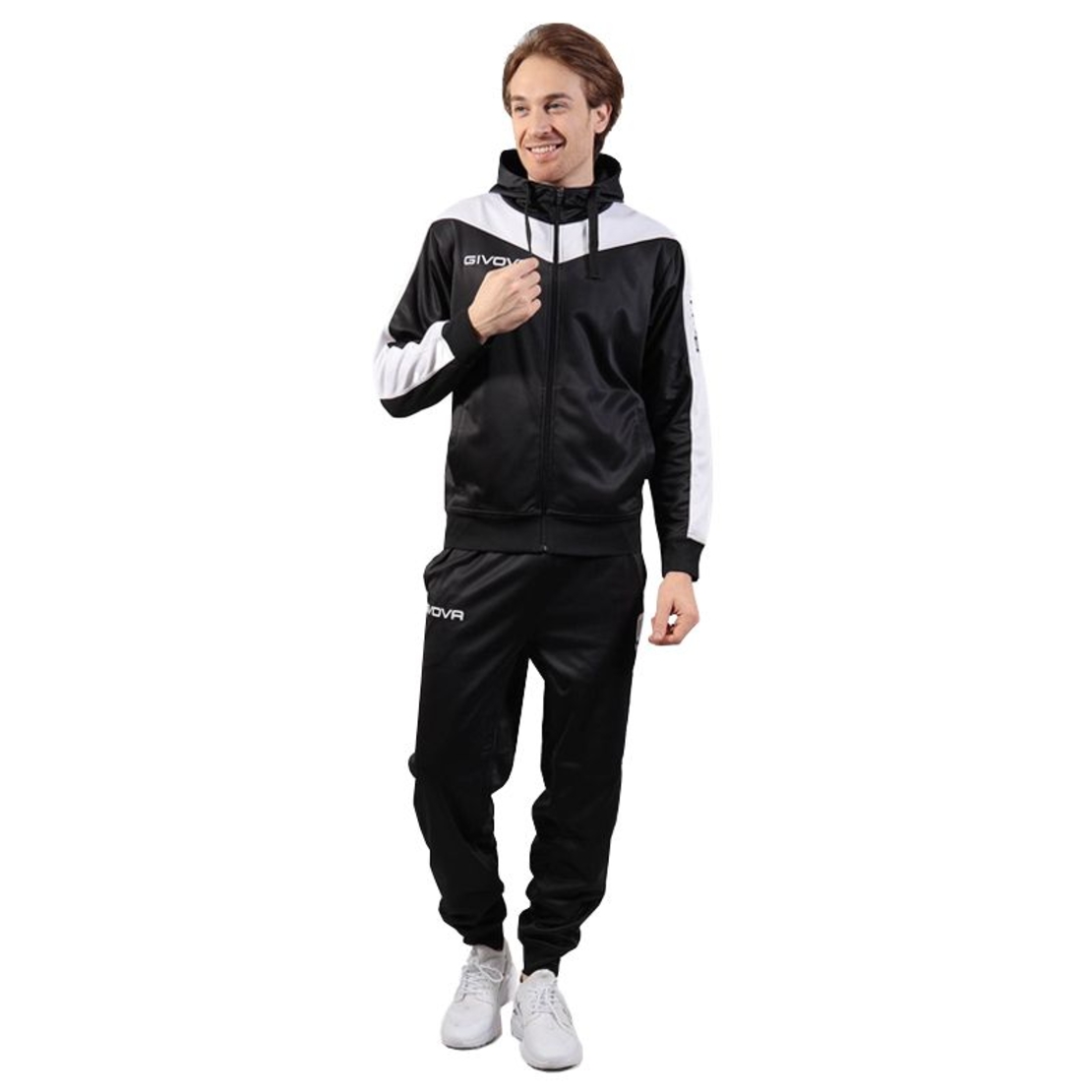 Мъжки Анцуг GIVOVA Tuta Roma Con Cappuccio Polarfleece 1003