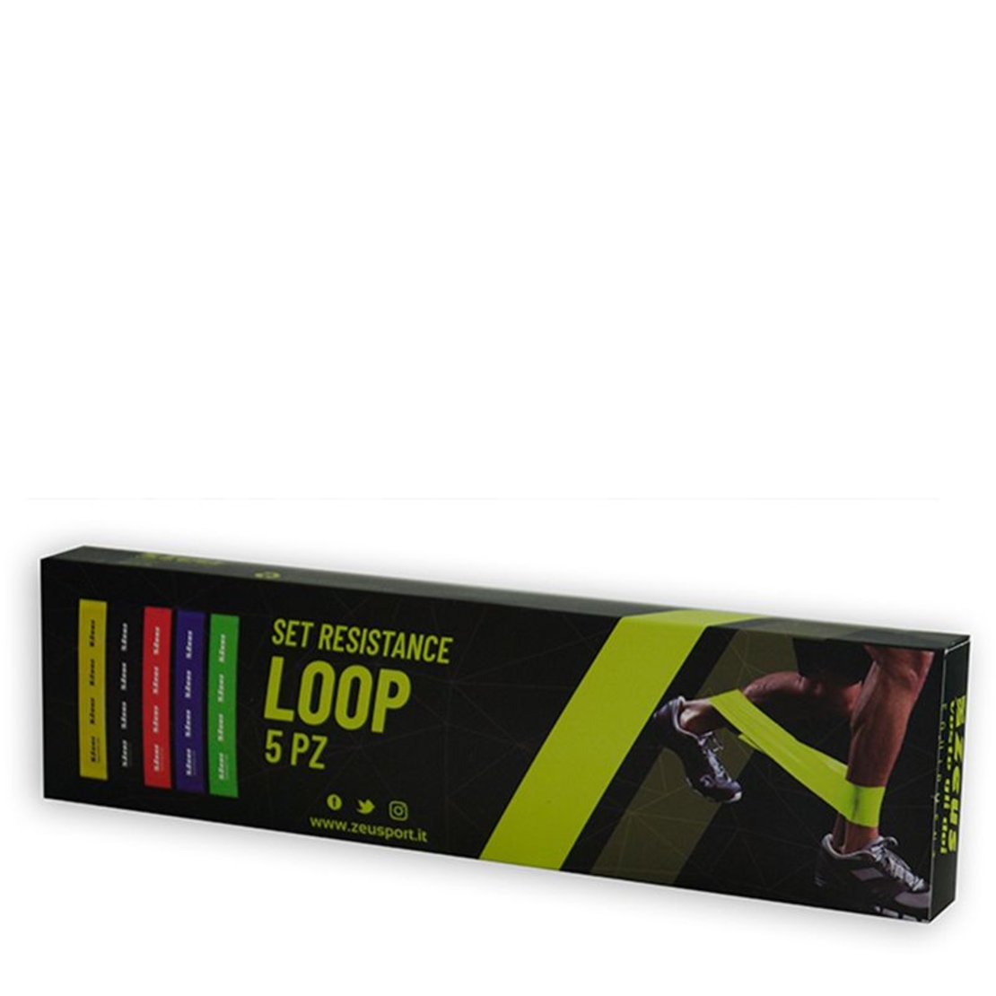Фитнес Ластици ZEUS Set Resistance Loop 5PZ