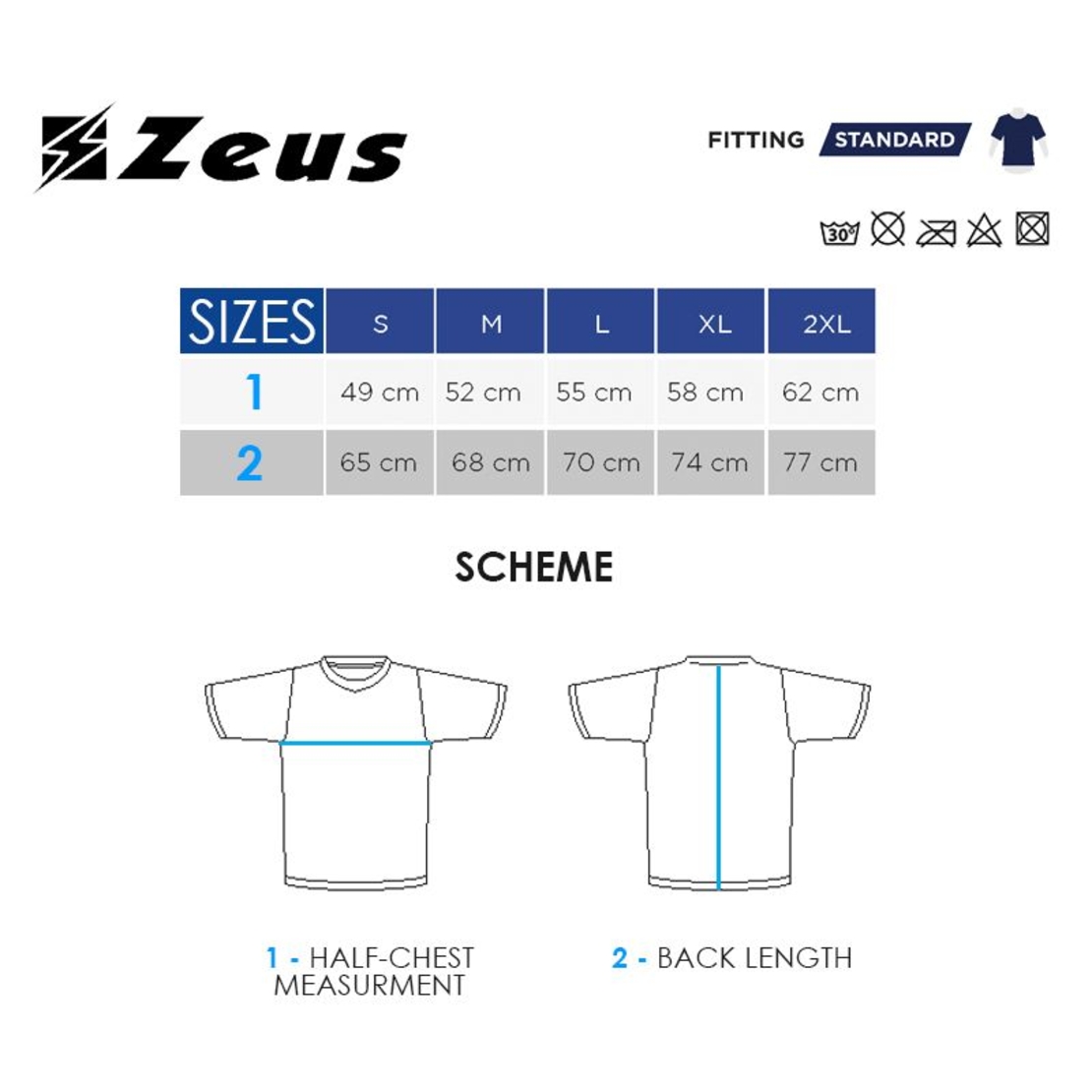 Мъжка Тениска ZEUS Maglia Fit Royal