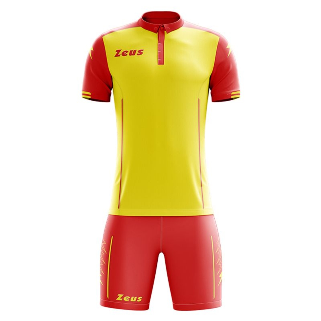 Детски Футболен Екип ZEUS Kit Aquarius Giallo/Rosso