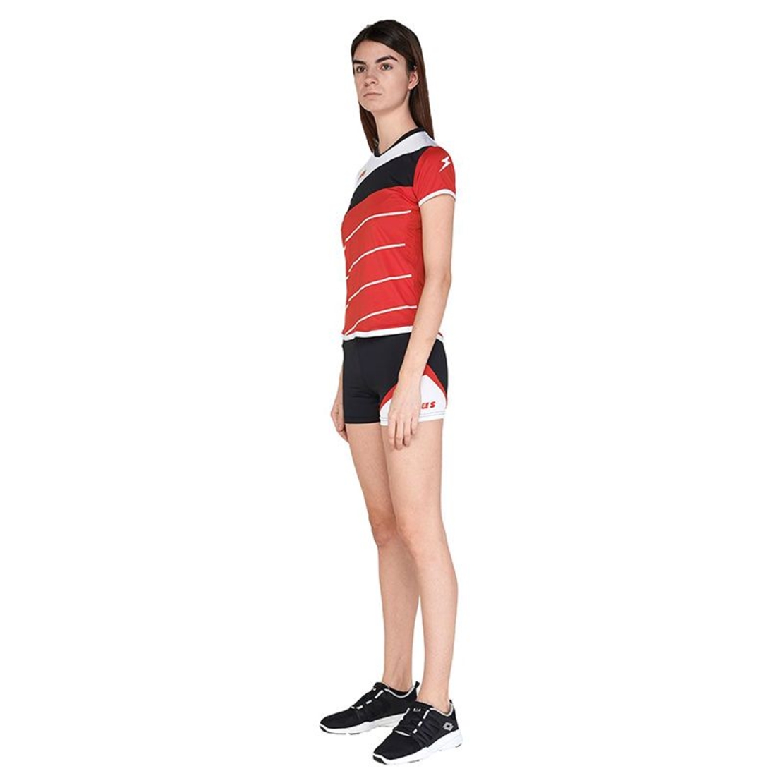 Дамски Волейболен Екип ZEUS Kit Lybra Donna Rosso/Nero