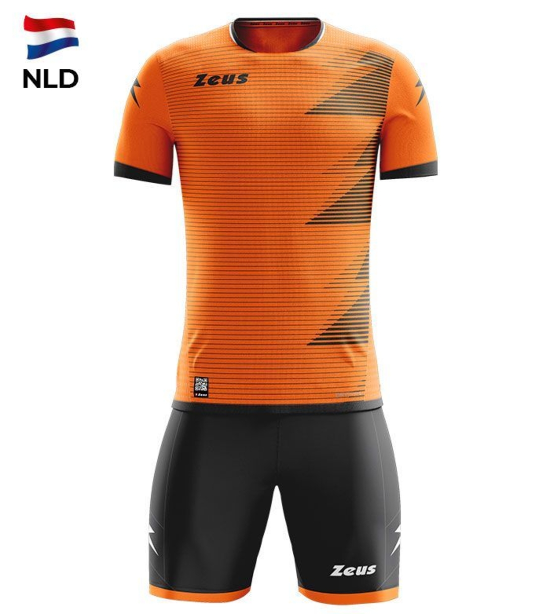Детски Спортен Екип ZEUS Kit Mundial NLD Arancio Fluo/Nero