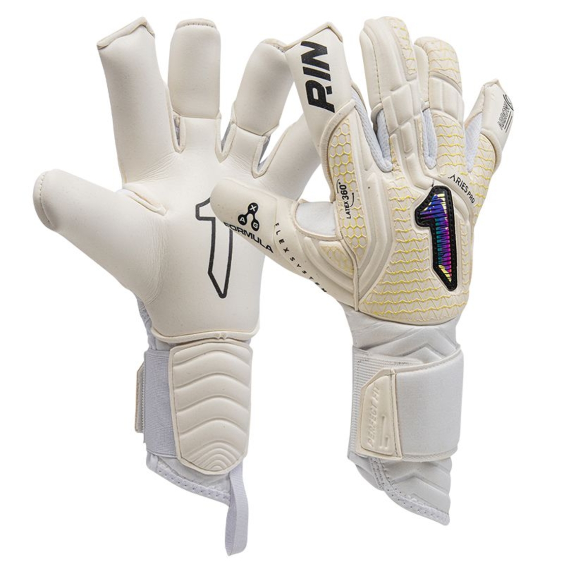 Вратарски Ръкавици RINAT Aries Nemesis Pro White