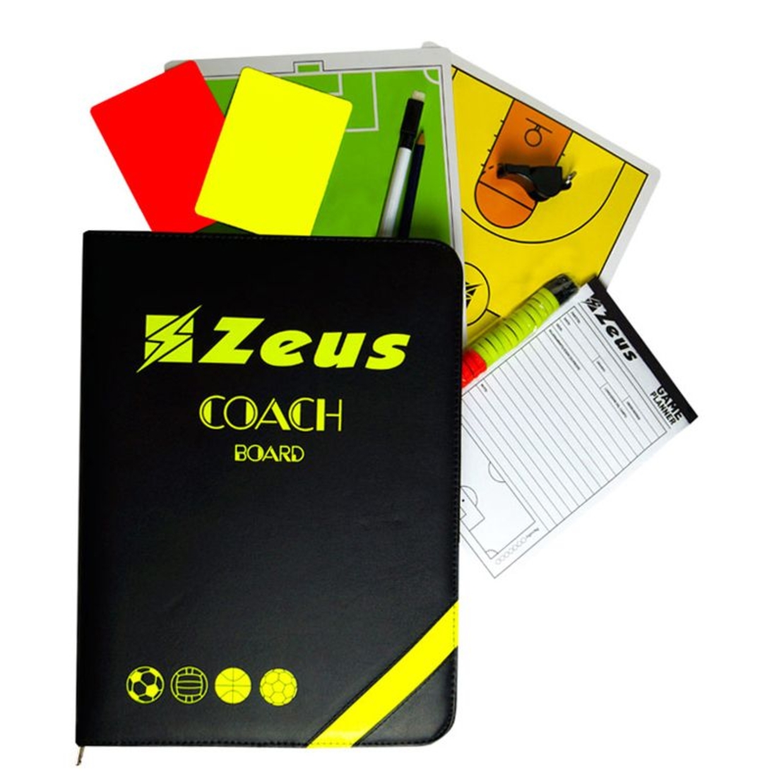 Тактическа Дъска ZEUS Coach Board 25x35 cm Nero