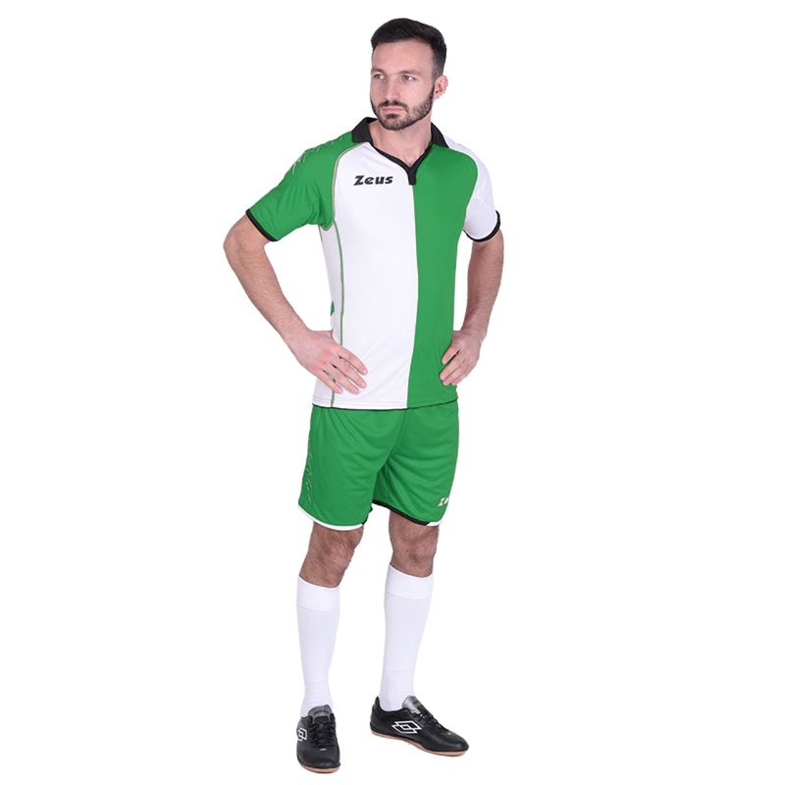 Футболен Екип ZEUS Kit Gryfon Verde/Bianco