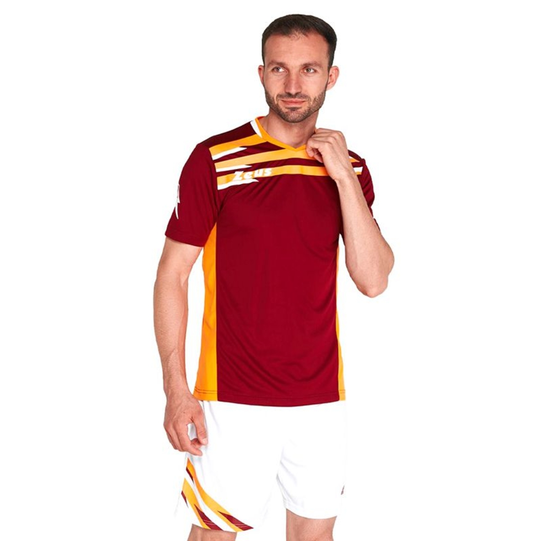 Спортен Екип ZEUS Kit Itaca Uomo Granata/Arancio