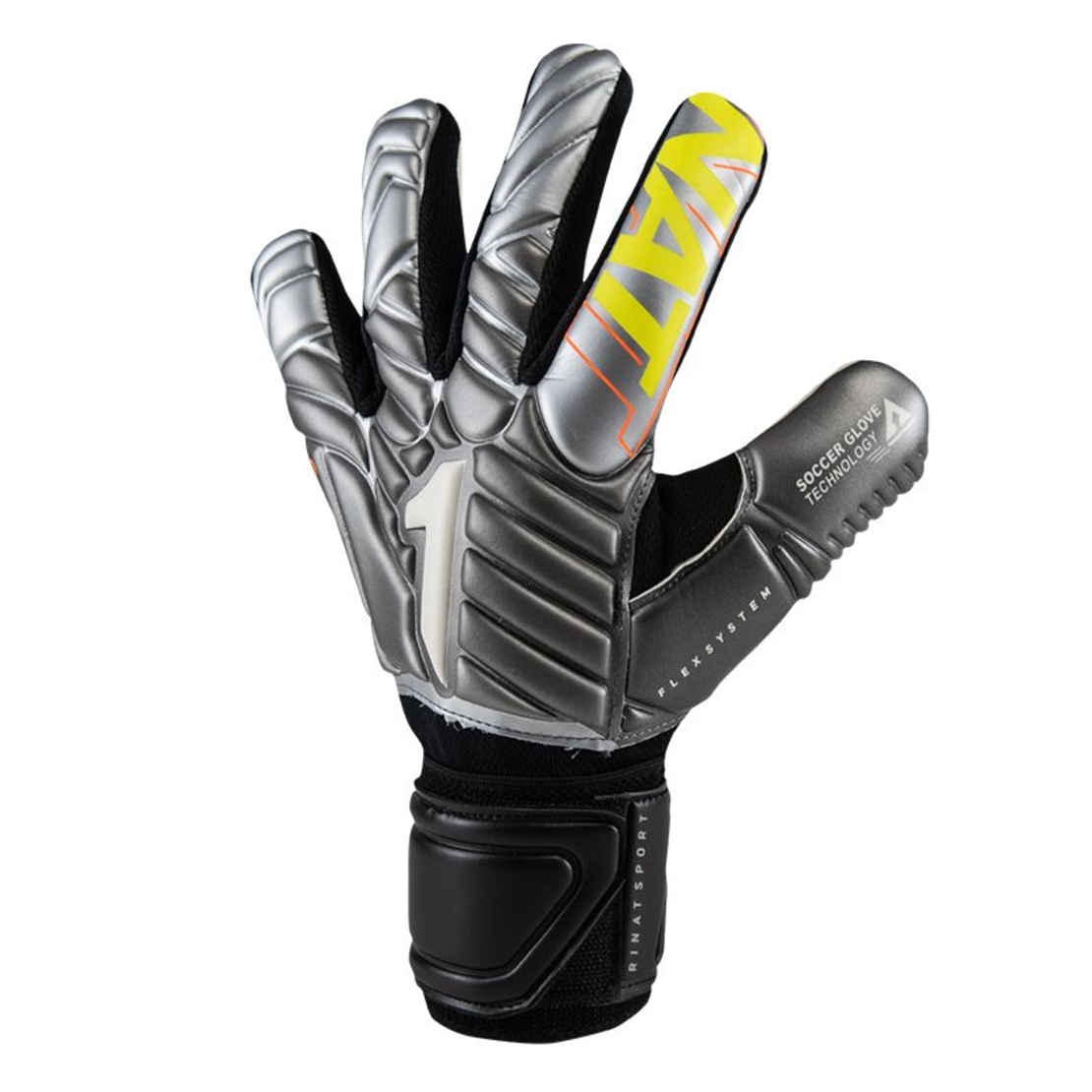 Вратарски Ръкавици RINAT Meta Gk Semi Gray Oxford/Gray