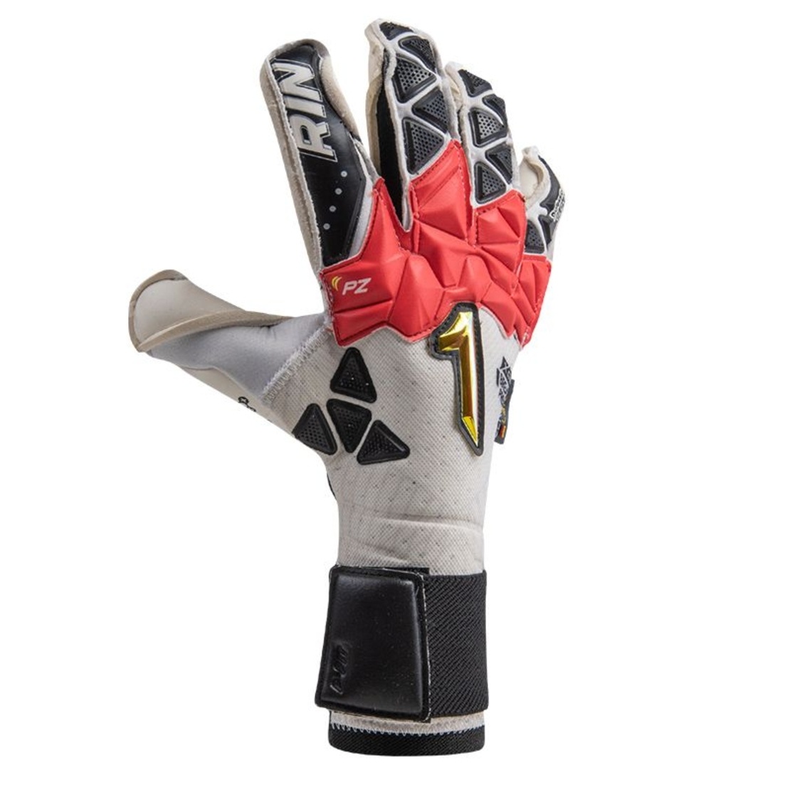 Вратарски Ръкавици RINAT Xtreme Guard Zhero Pro Grey/Red/White