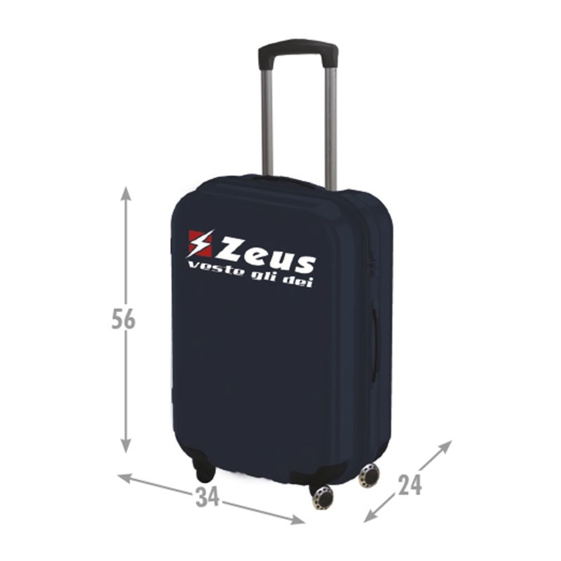 Куфар ZEUS Trolley Class 34x56x24 cm Blu
