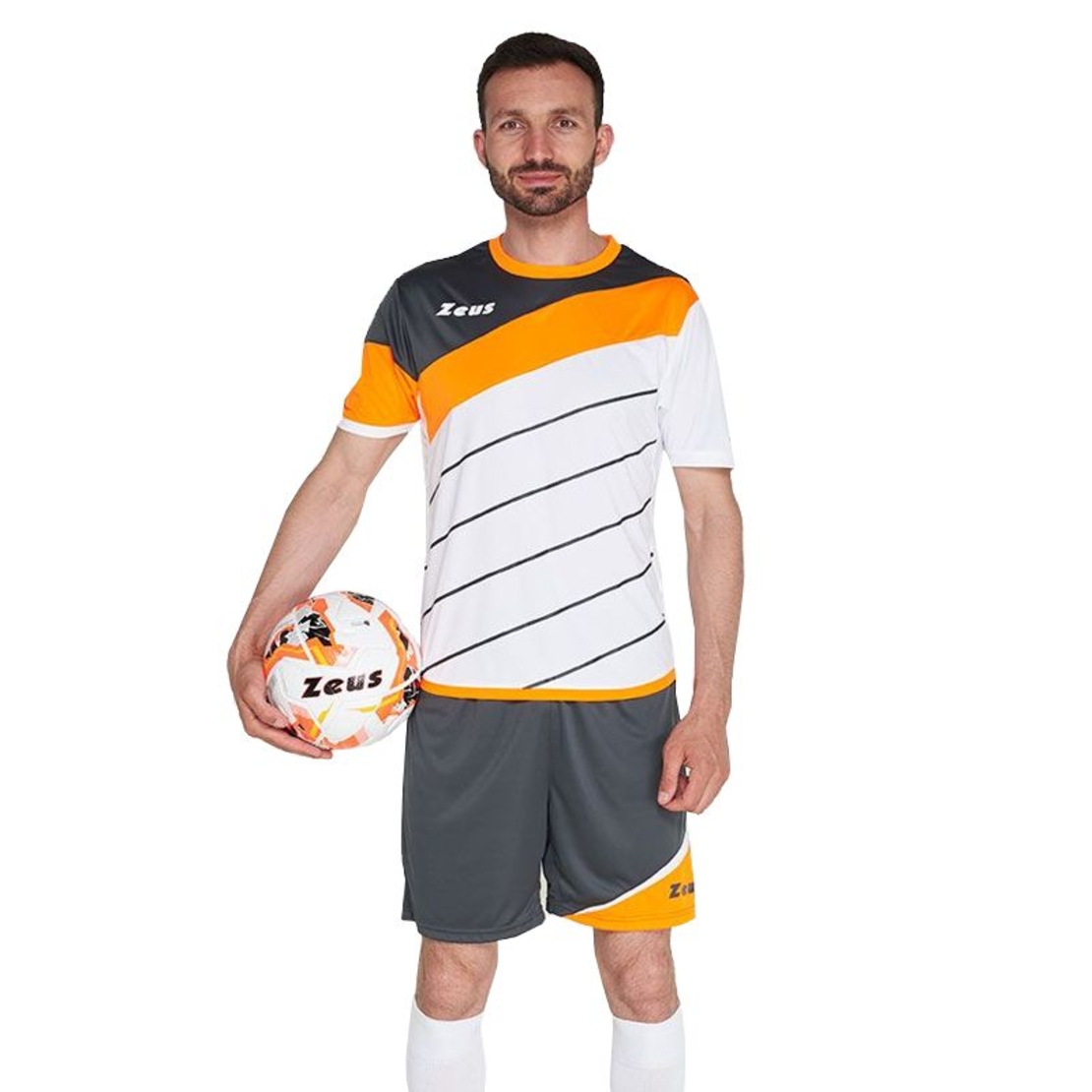 Спортен Екип ZEUS Kit Lybra Uomo Bianco/Arancio