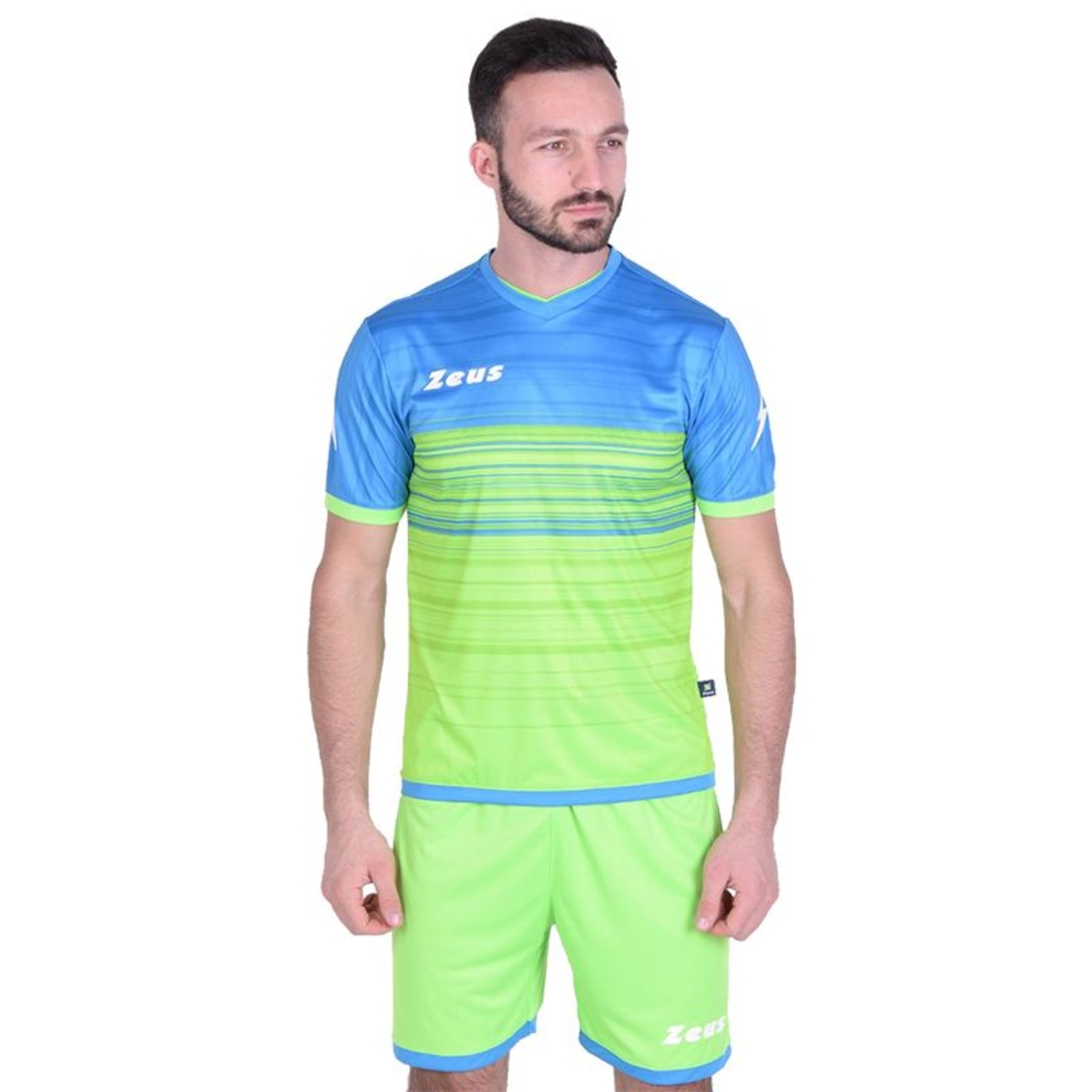 Футболен Екип ZEUS Kit Elios Light Royal/Verde fluo