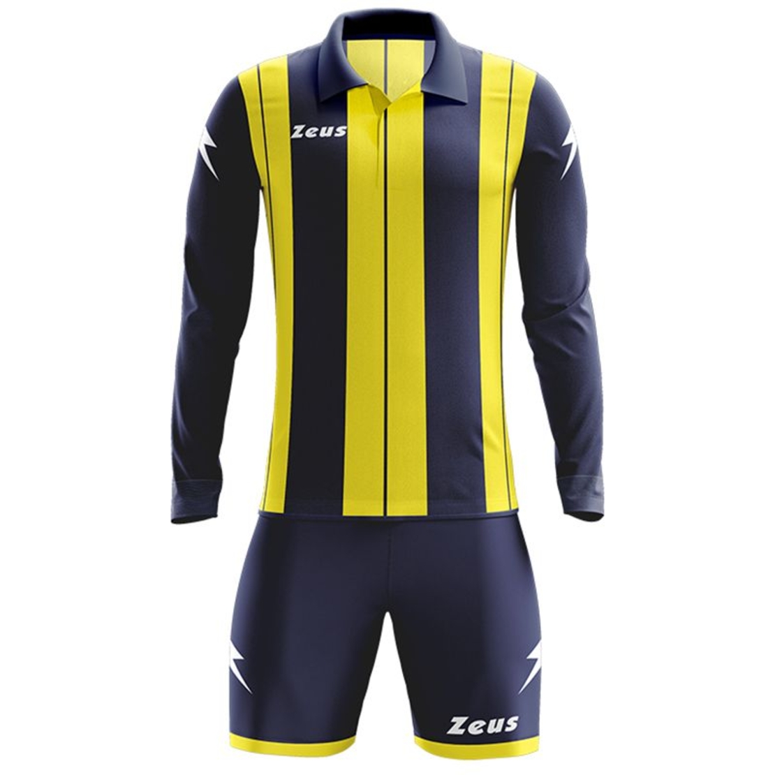 Детски Футболен Екип ZEUS Kit Pitagora Blu/Giallo