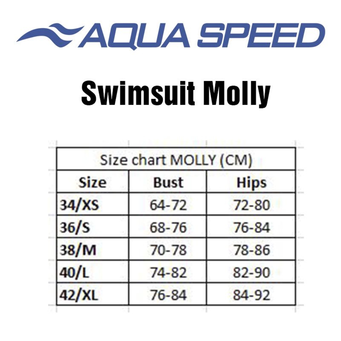 Дамски Бански AQUA SPEED Swimsuit Molly 36