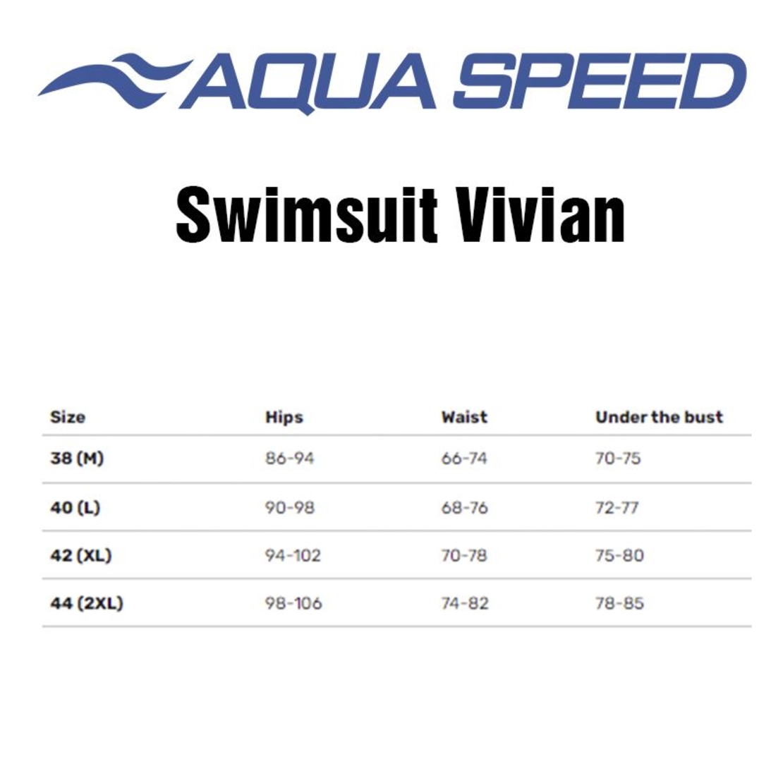 Дамски Бански AQUA SPEED Swimsuit Vivian 03
