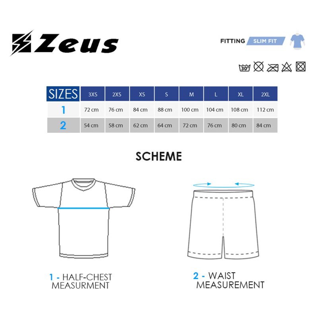 Футболен Екип ZEUS Kit Scorpion Giallo/Blu