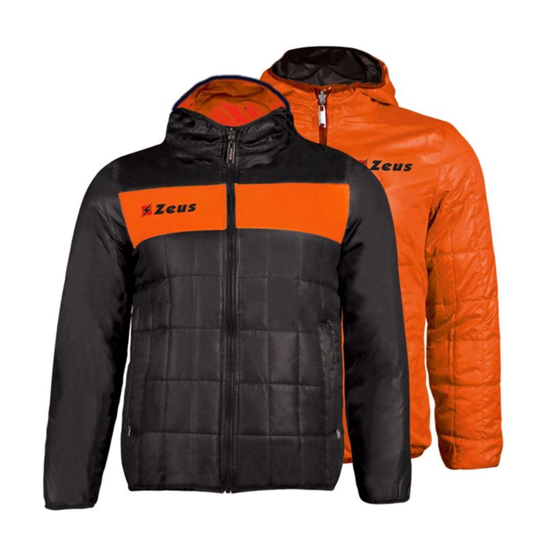 Двулицево Мъжко Яке ZEUS Reversible Giubbotto Apollo Nero/Arancio