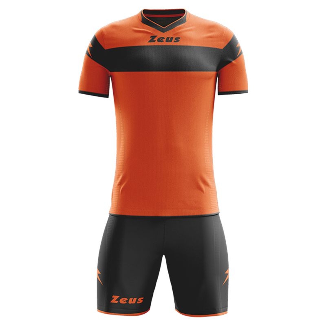 Детски Футболен Екип ZEUS Kit Apollo Arancio/Nero