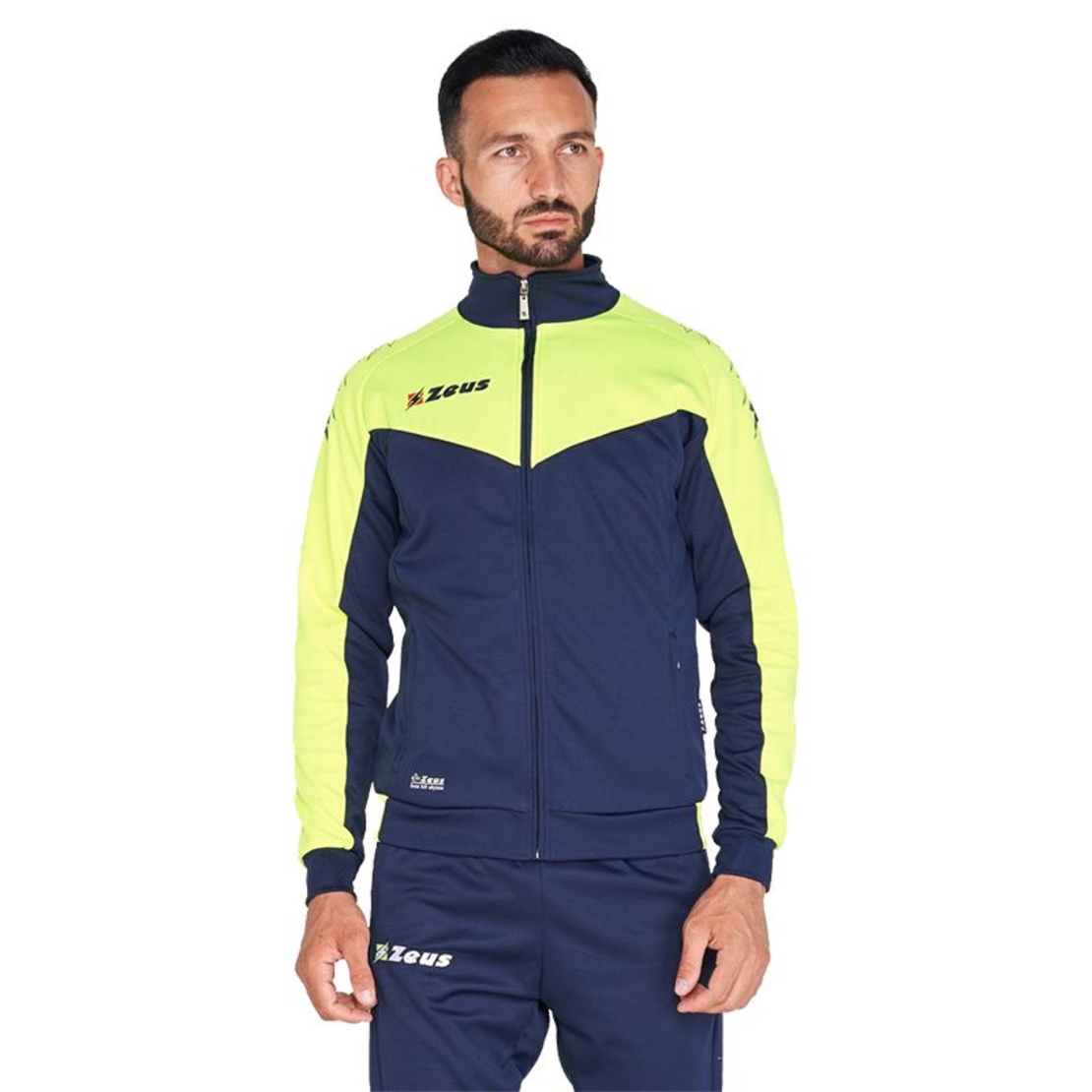 Мъжки Анцуг ZEUS Tuta Training Ulysse Blu/Giallo Fluo