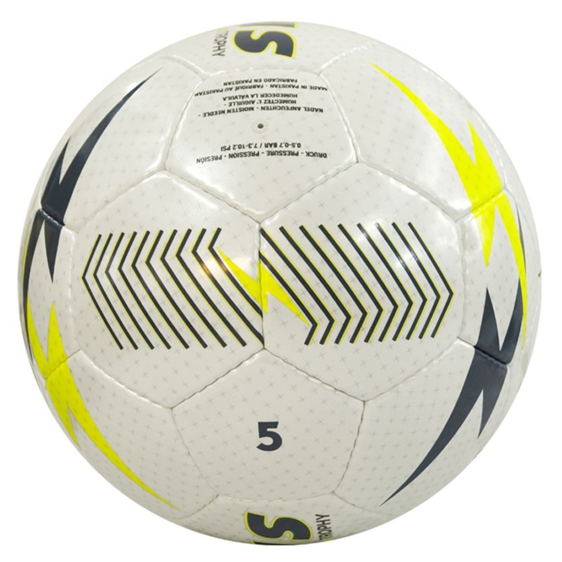 Футболна Топка ZEUS Pallone Trophy Bianco/Giallo Fluo