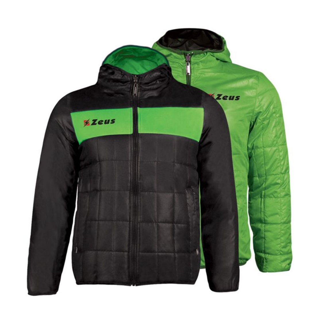 Двулицево Детско Яке ZEUS Reversible Giubbotto Apollo Nero/Verde