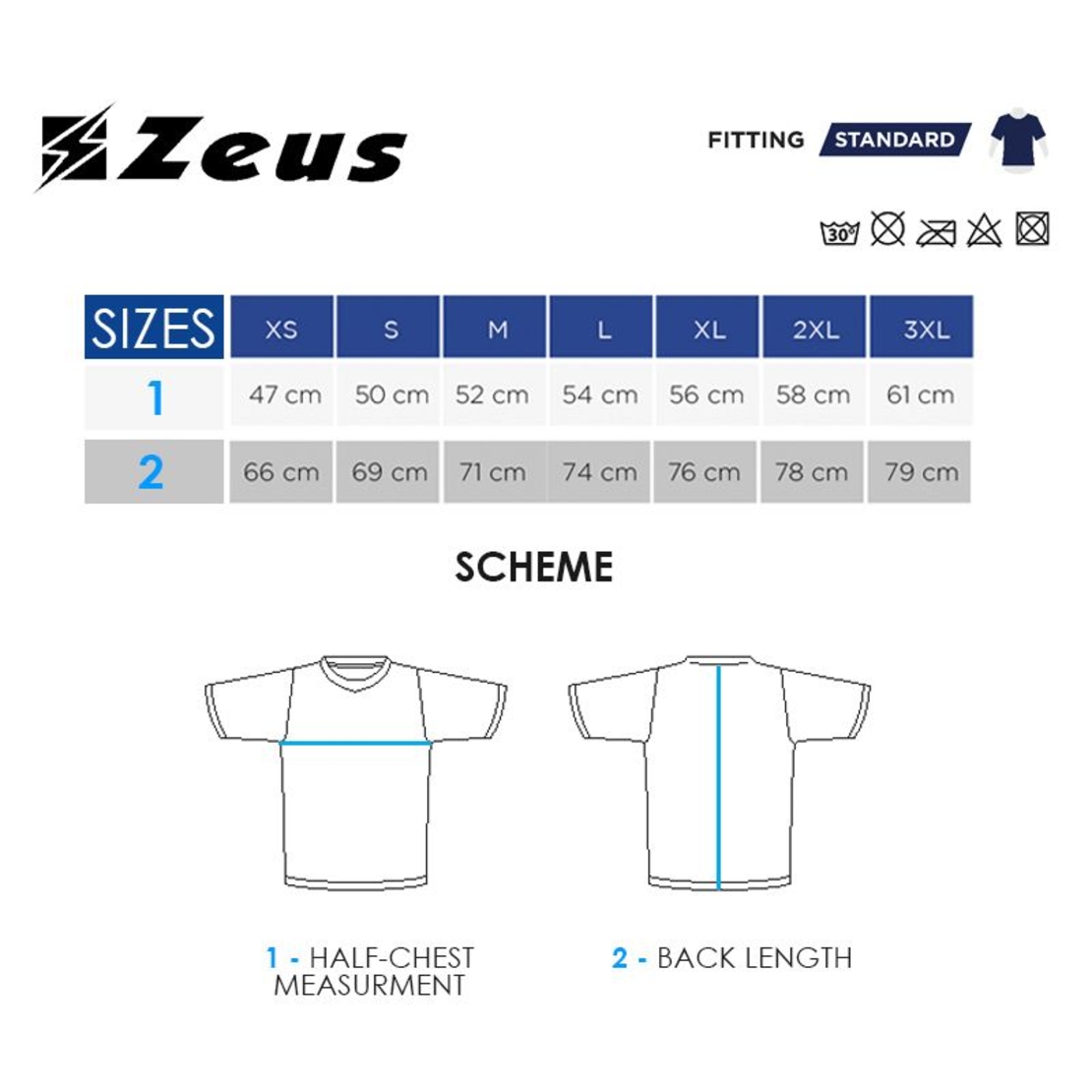 Детска Тениска ZEUS T-Shirt Band Blu