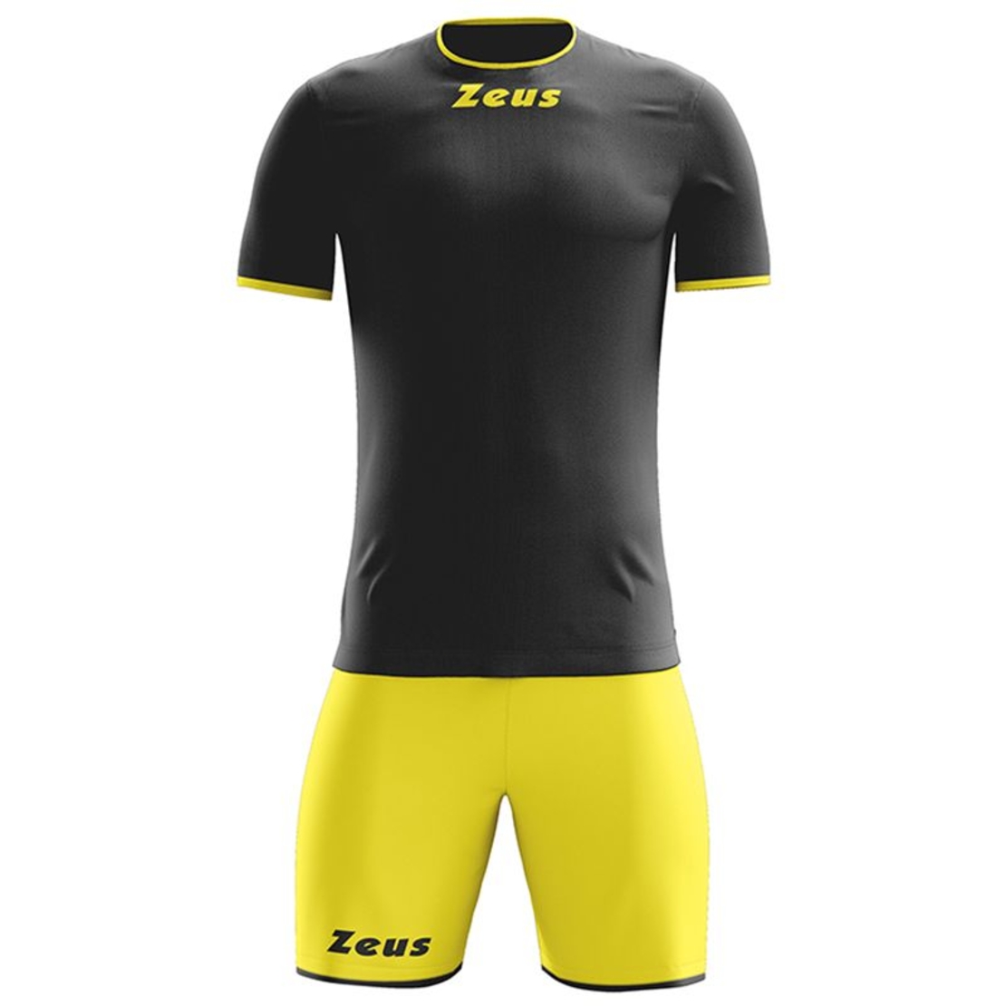 Детски Футболен Екип ZEUS Kit Sticker Nero/Giallo