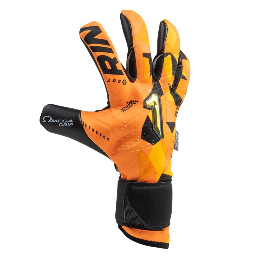 Вратарски Ръкавици RINAT Meta Tactik Gk Alpha Orange/Black