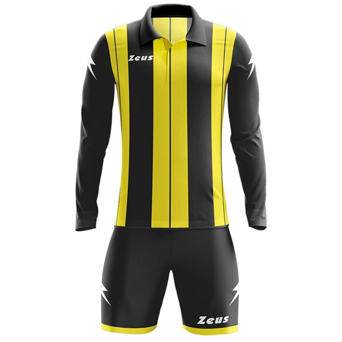 Детски Футболен Екип ZEUS Kit Pitagora Nero/Giallo