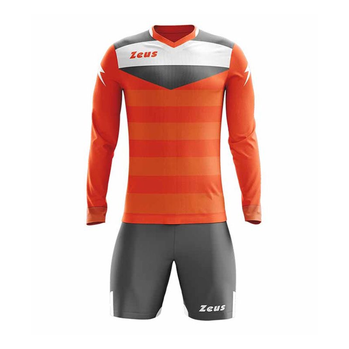 Вратарски Екип ZEUS Kit GK Argo/Slim Fit Arancio fluo/Grigio