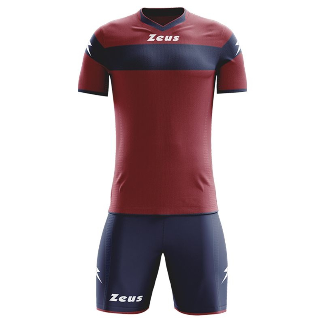 Детски Футболен Екип ZEUS Kit Apollo Granata/Blu