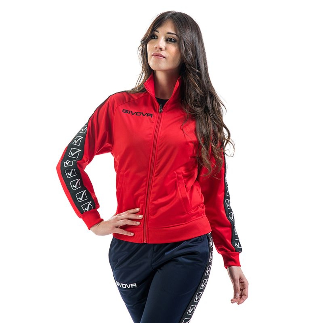 Дамски Суичър GIVOVA Giacca Tricot Band 0012