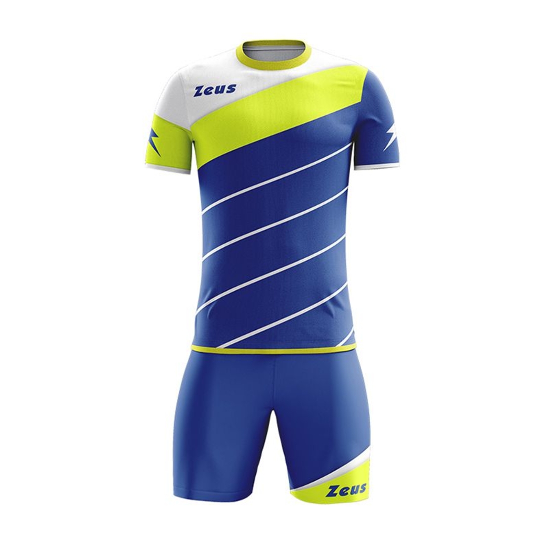 Детски Спортен Екип ZEUS Kit Lybra Uomo Electric Royal/Giallo Fluo