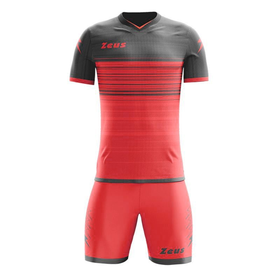 Футболен Екип ZEUS Kit Elios Solar Red/Grigio Scuro