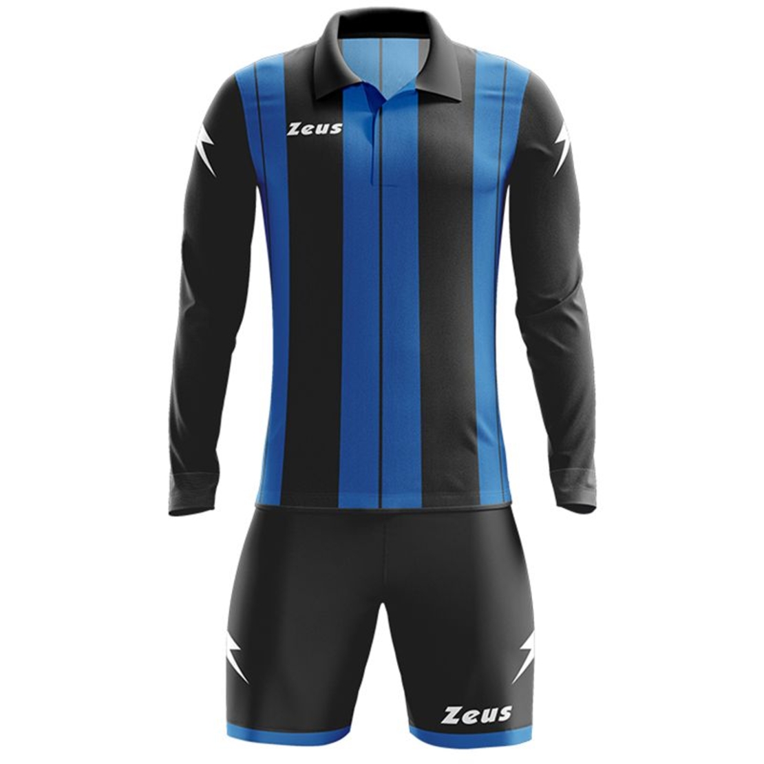 Детски Футболен Екип ZEUS Kit Pitagora Nero/Royal