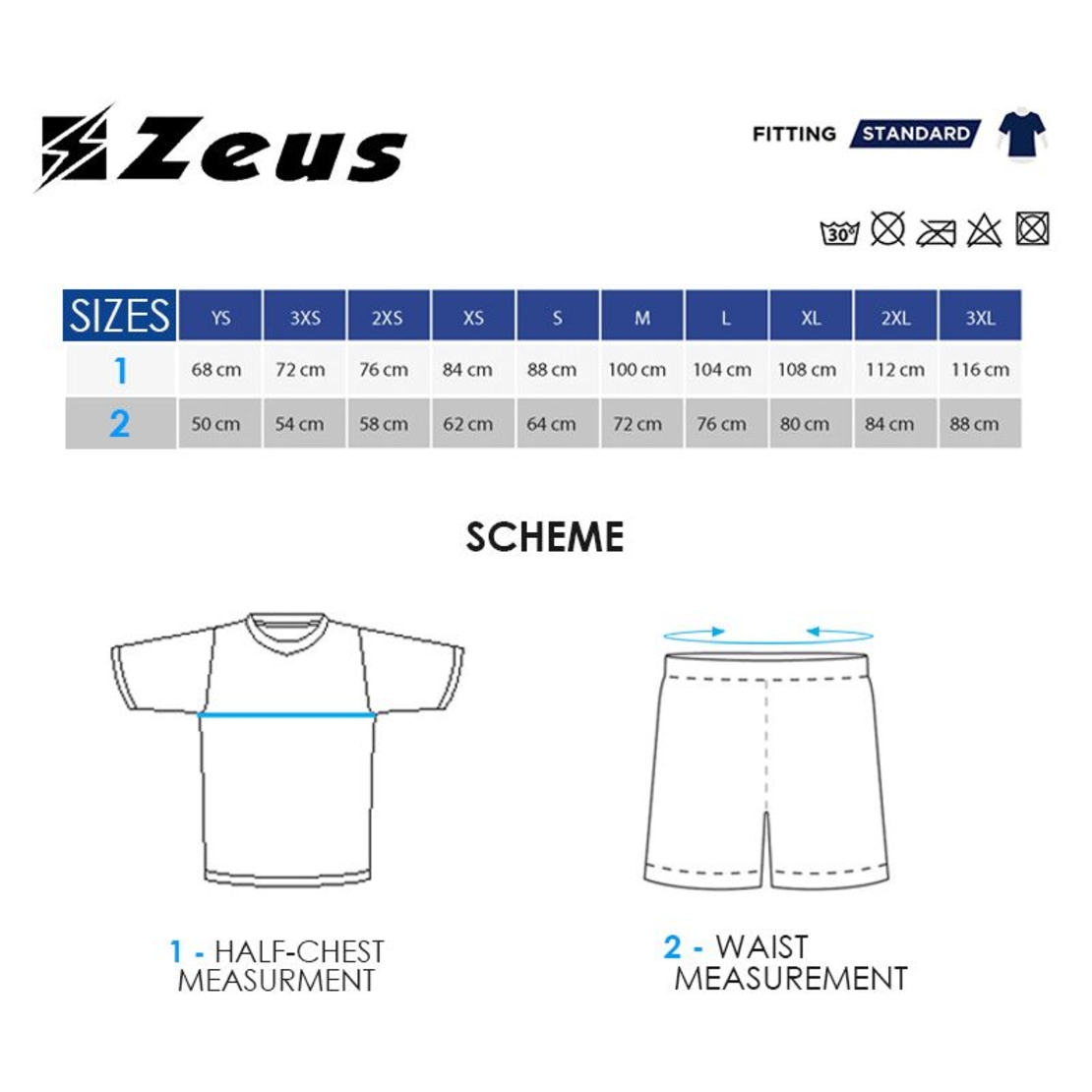 Спортен Екип ZEUS Kit Vesuvio Nero/Giallo Fluo