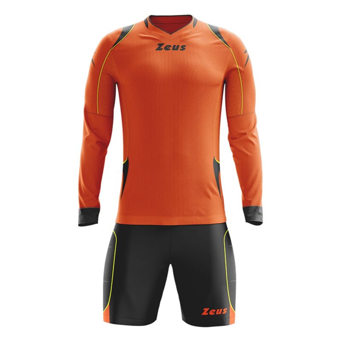 Вратарски Екип ZEUS Kit Gk Paros Arancio fluo/Nero