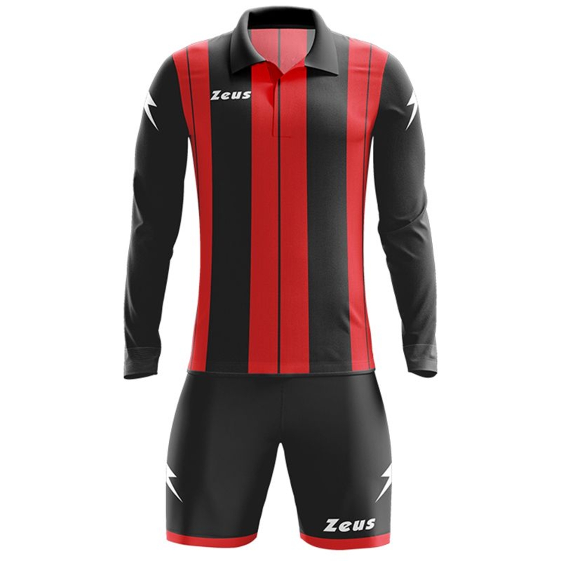 Детски Футболен Екип ZEUS Kit Pitagora Nero/Rosso