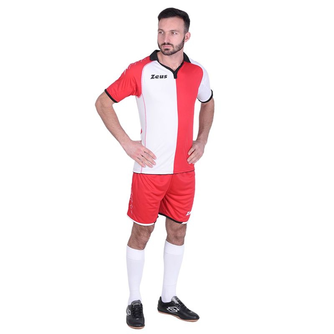 Футболен Екип ZEUS Kit Gryfon Rosso/Bianco