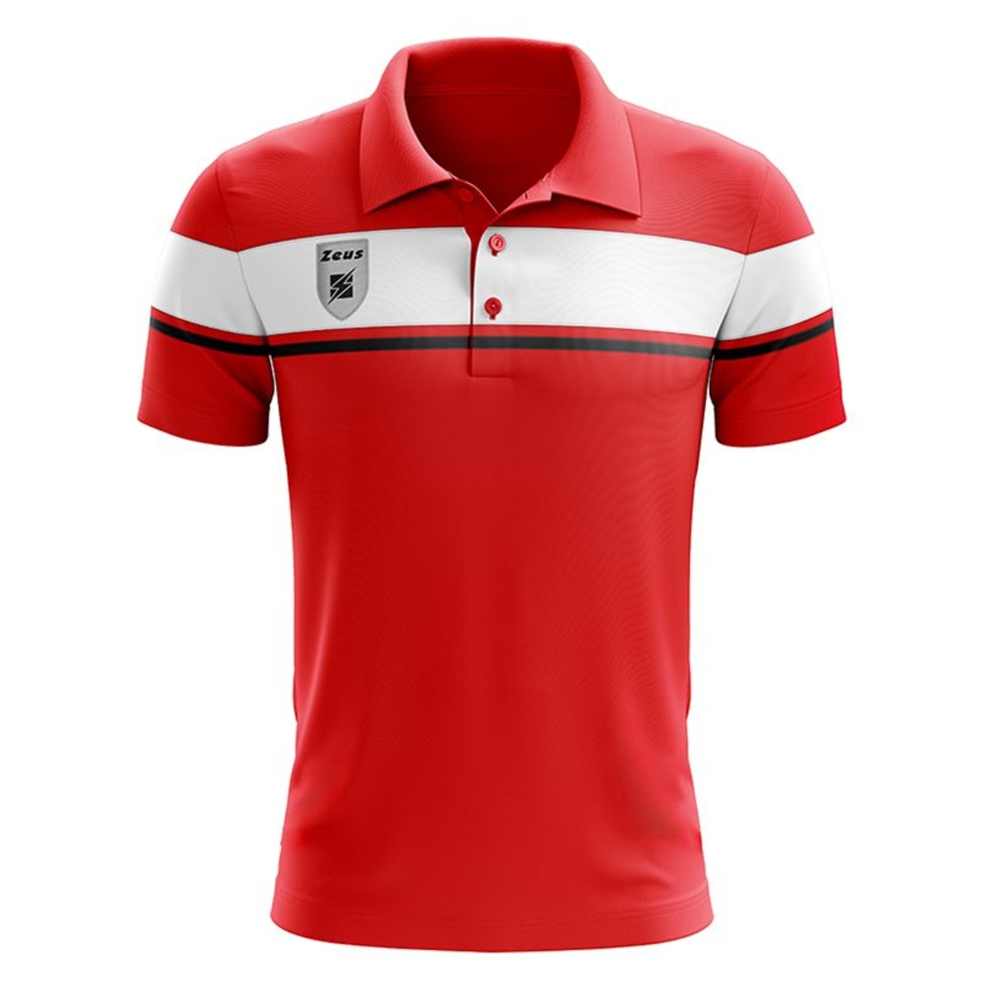 Детска Тениска ZEUS Polo Achille Rosso/Bianco